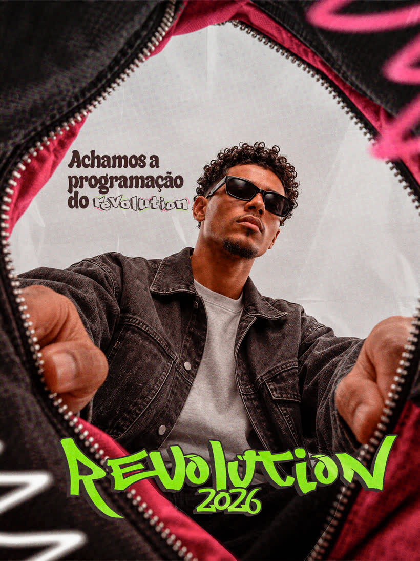 Achamos a programação do Revolution 2026.
